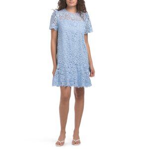 CARTOLINA Blue Becca Mini Dress